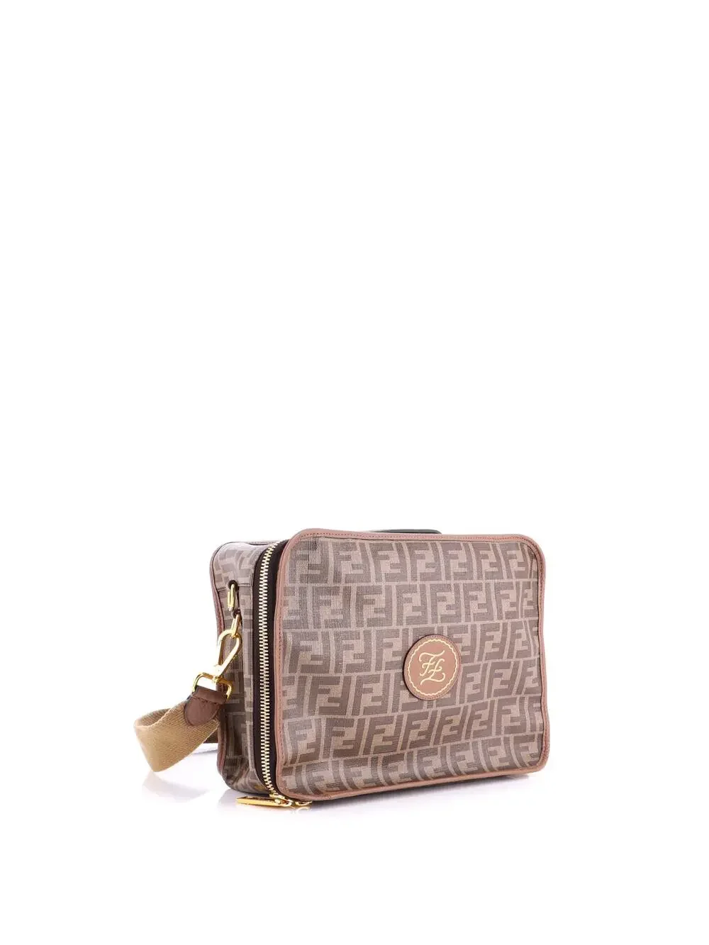 Fendi Zip Around Travel Bag Zucca #255330F16B